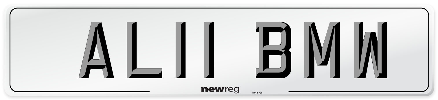 AL11 BMW Number Plate from New Reg